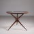 Mid-Century Wood and Glass Table For Sale - Image 9 of 9