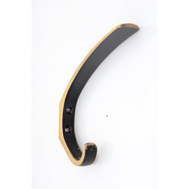 Brass Hooks by Carl Auböck, 1950s, Set of 7 For Sale - Image 6 of 9
