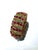 Bochic "Capri" Natural Ruby & Natural Peridot Bangle Set In 18K Gold & Silver For Sale - Image 9 of 18