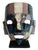 Mexican Mosiac Mask With Abalone Mayan Aztec Death Burial Mask Approximately 7" x 6.5" x 3.5" Weighs approximately 1 lb 8...