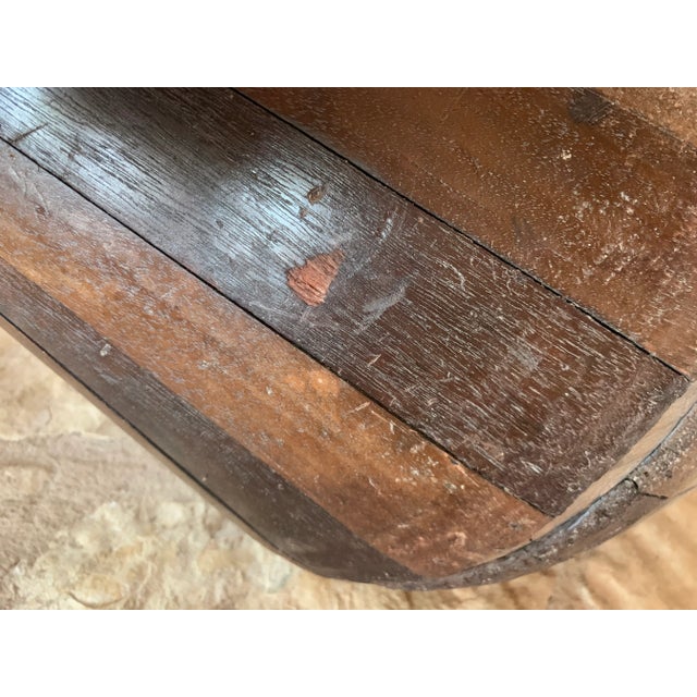 Double Sided Late 19th Century English Industrial Factory Milliner's Felt Hat Mold Form #2 With Patina For Sale - Image 4 of 12