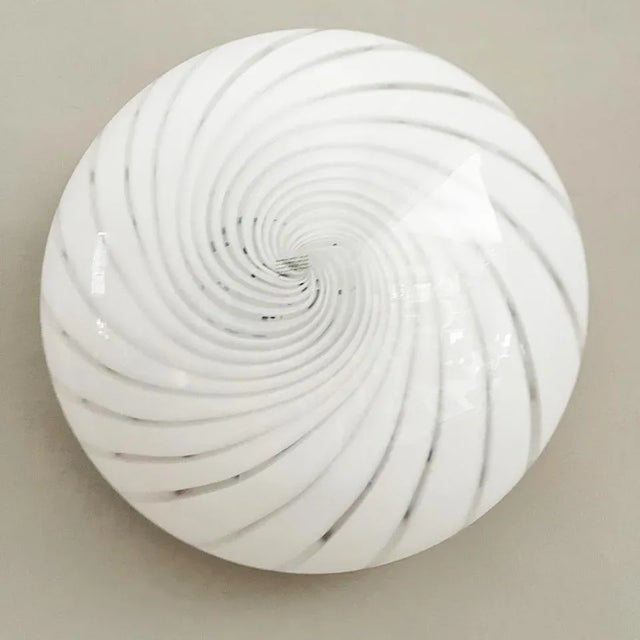 Large Murano Glass Ceiling Light, 1980s For Sale - Image 3 of 7