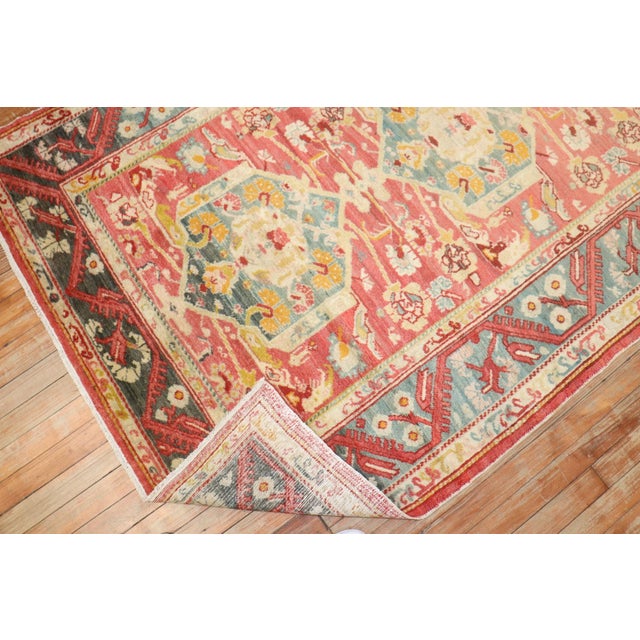 Early 20th Century Turkish Ghiordes Wide Runner - 4'3" x 10'11" For Sale In New York - Image 6 of 8