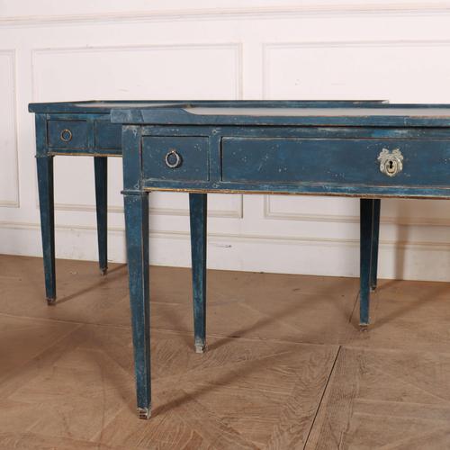 Painted Oak Bedside Tables, Set of 2 For Sale - Image 3 of 8
