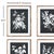 Art Deco Monochrome Botanical Prints, Set Of 4 For Sale - Image 3 of 4