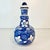 Vintage Italian Ceramic Hand-Painted Blue and White Decorative Decanter. For Sale - Image 6 of 7