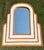 This monumental mirror stands out for its imposing sculptural presence and dynamic volumetric design. Its triple-arched,...