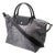 Longchamp Nylon Weekender Bag Top Handle Crossbody Le Pliage Croc Print Tote For Sale
