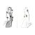 1984-Set of 2-French Couture Fashion Design Drawings-Nina Ricci, Documentation For Sale