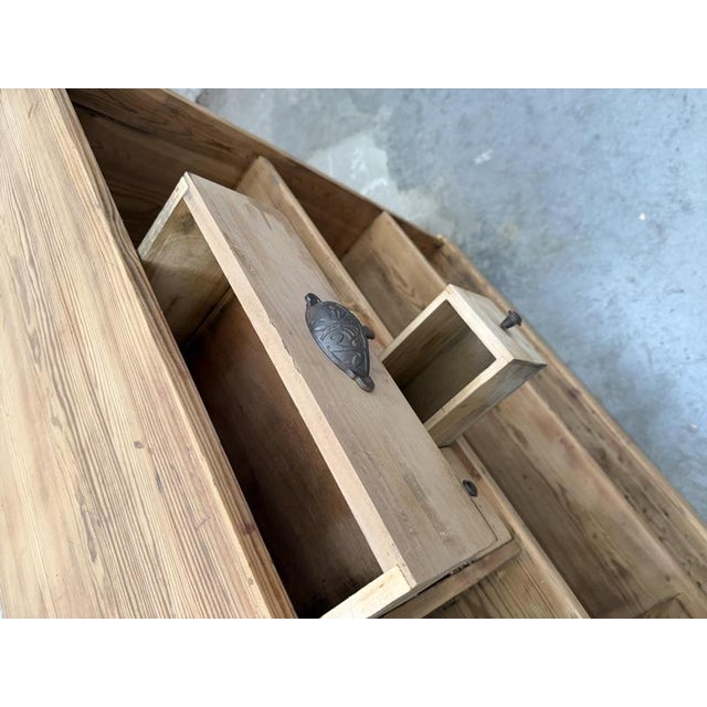 Large Workshop Cabinet in Pine, 1940s For Sale - Image 12 of 18