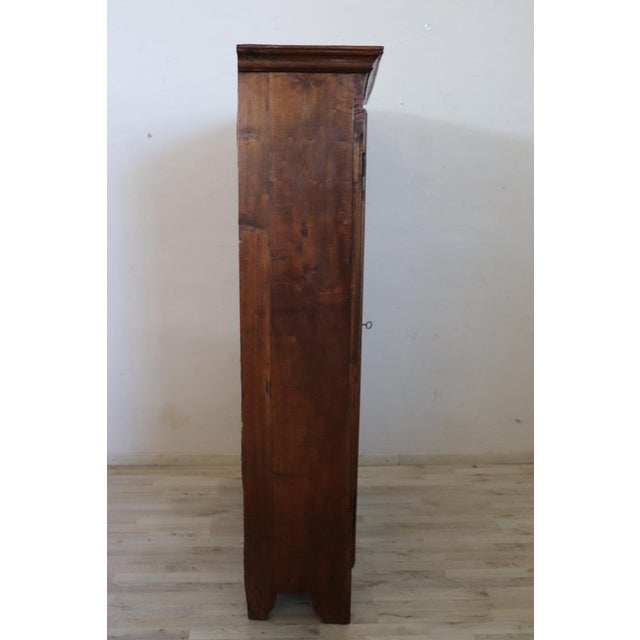 Antique Wardrobe in Poplar Wood, 1800s For Sale - Image 10 of 18