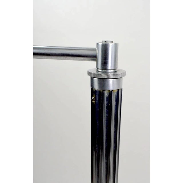 Silver Walter Von Nessen Floor Lamp Early Version For Sale - Image 8 of 10