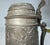 Antique Ornate 1900 Figural German Pewter Lidded Engraved Relief Beer Stein Mug For Sale - Image 4 of 15