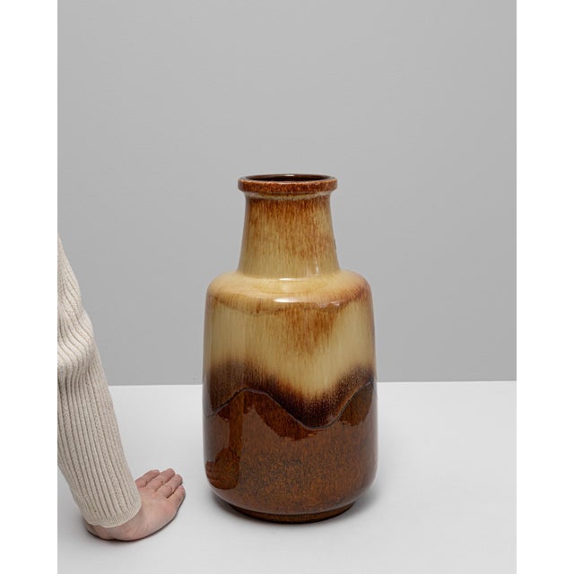 20th Century German 'W. Germany' Ceramic Vase For Sale - Image 17 of 18