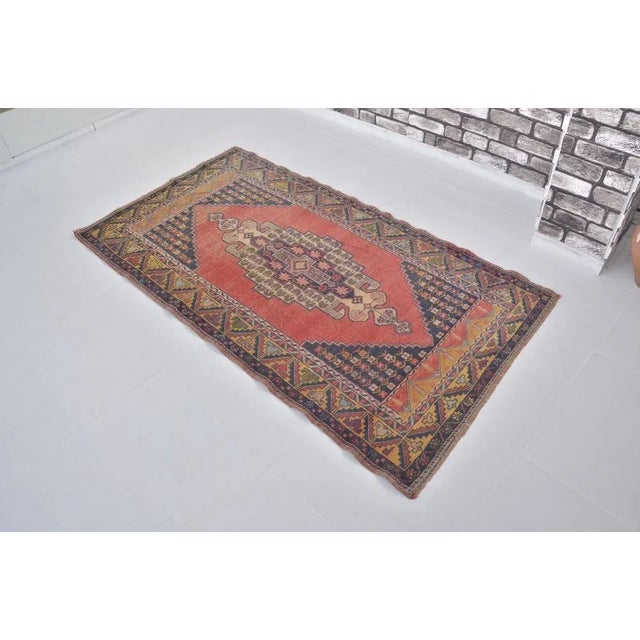 Anatolian Wool Kurdish Rug, 1960s For Sale - Image 9 of 11