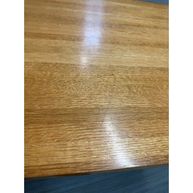 Michael's Furniture Company Mission Style Oak Coffee Table For Sale - Image 15 of 16