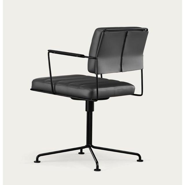 Time Chair in Black by Henrik Tengler for OneCollection For Sale - Image 3 of 14