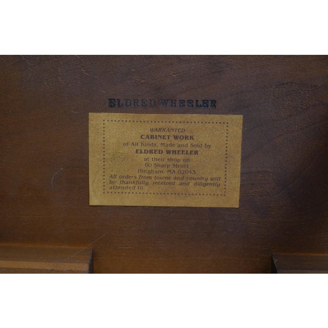 Eldred Wheeler Cherry Primitive Style Occasional Table For Sale - Image 12 of 12