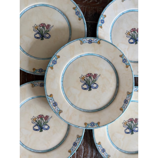 Set of six (6) Villeroy & Boch plates in the Castellina pattern from the Citta & Campagna collection, produced circa...
