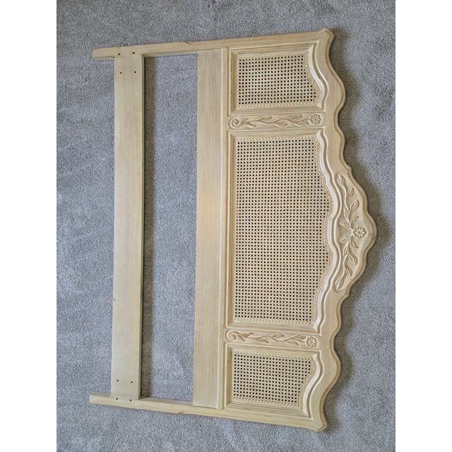 Drexel Cabernet Blanc Queen Headboard & Matching Bedside Tables For Sale - Image 12 of 18