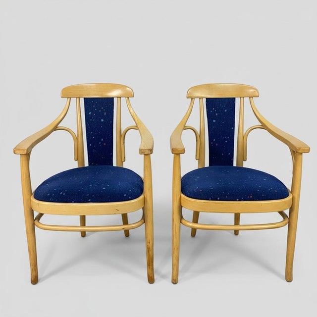 Curved Beech Chairs, Sweden, 1970, Set of 2 For Sale - Image 9 of 9