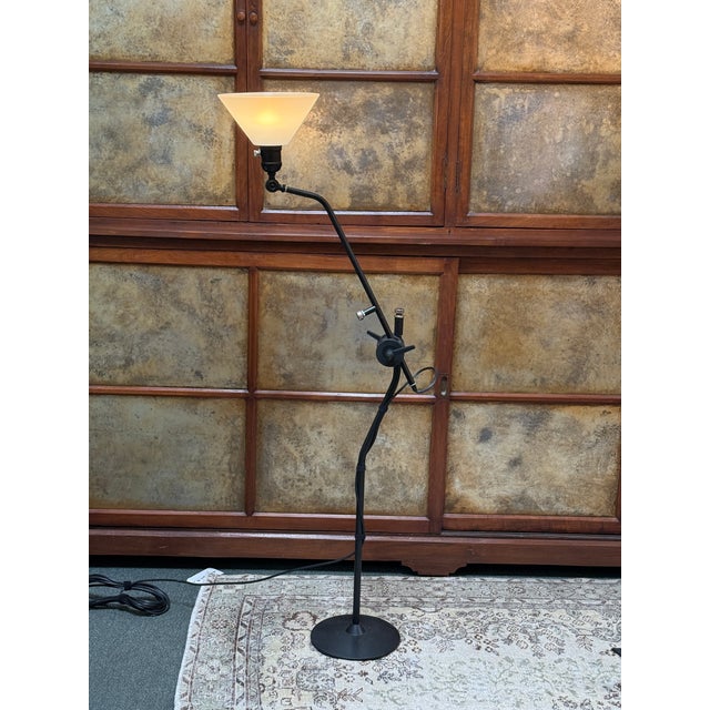 Design Plus Gallery presents a Pivoting Head Floor Lamp. This unique, one of one floor lamp can be used as reading lamp or...