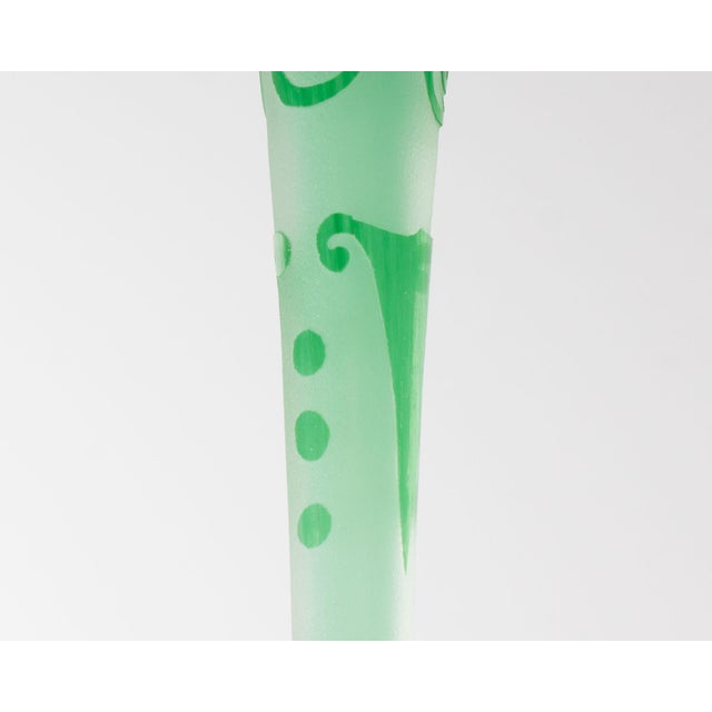 Postmodern 1997 Art Glass Flower Sculpture by Stephen Fellerman and Clair Raabe For Sale - Image 3 of 6