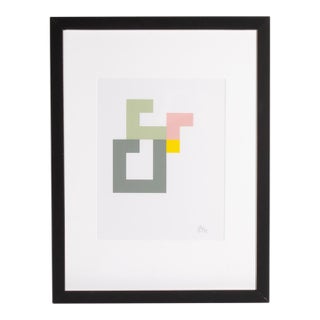 1995 “Konstruktion and Intuition” Serigraph Print by Anton Stankowski For Sale
