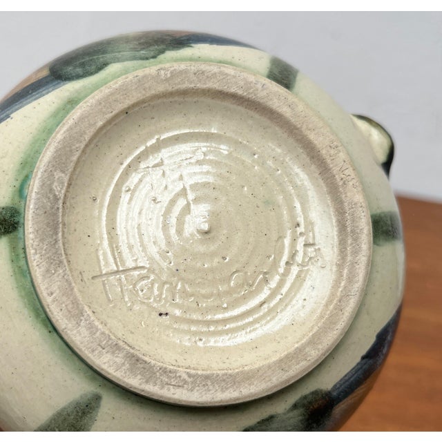 Mid-Century German Studio Pottery Vase, 1960s For Sale - Image 14 of 16