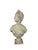 White marble sculpture, bust of Diana after Jean-Antoine Houdon (1741-1828) French work from the 19th century in the 18th-...