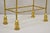 Mid 20th Century Italian Hollywood Regency Gold Gilt Iron 3 Tier Shelf Small Display Stand (B) For Sale - Image 4 of 10