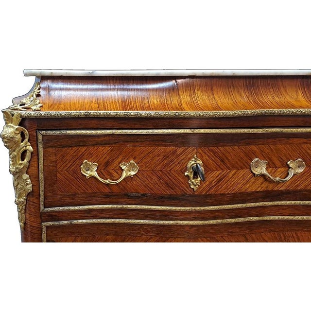 French Napoleon III Rosewood Secretaire For Sale - Image 9 of 11