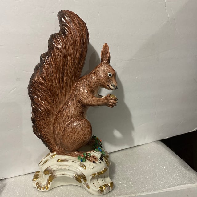 Ceramic Large Italian Squirrel Statue For Sale - Image 7 of 12
