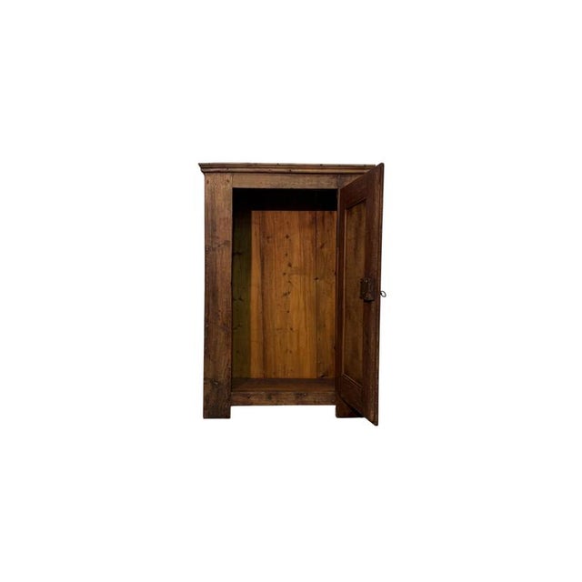 An elegant 19th-century cabinet crafted from walnut and chestnut, two prized woods that combine the refinement of walnut...