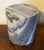 Mid-Century Italian Gray Marble Cylindrical Brush Pot or Wine Cooler Bottle Coaster For Sale - Image 12 of 12