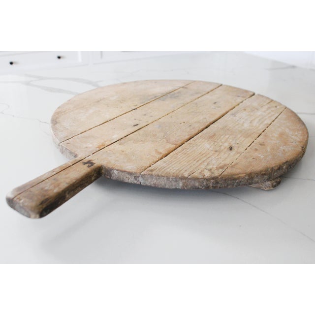 Wood Stacked Antique French Charcuterie Bread Boards For Sale - Image 7 of 8
