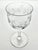 1940s Seneca Glass “Rose” Pair of Etched Optic Water Glasses For Sale - Image 4 of 6