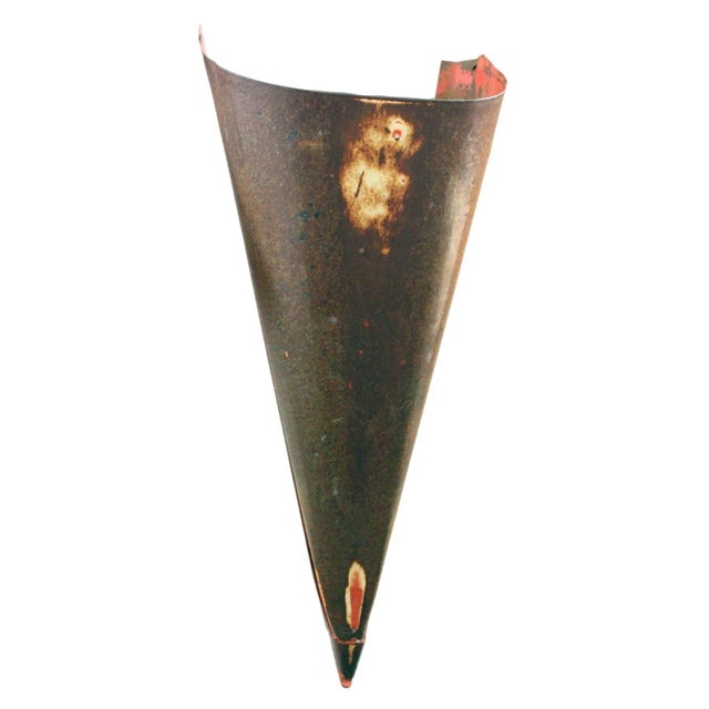 Metal Salvaged Tractor Combine Sconce I For Sale - Image 7 of 7