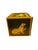 Striking hand-painted wooden box featuring bold hand-painted tiger motifs on the front, sides, and lid. The box opens via...