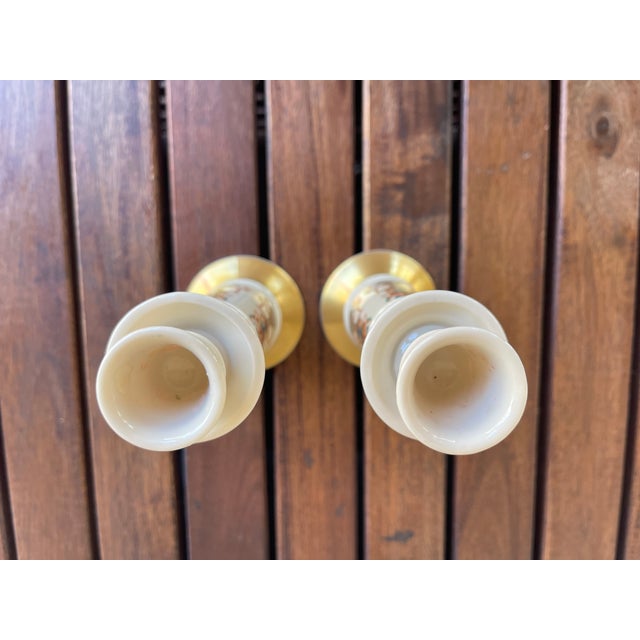 Mid 20th Century Lenox Usa Lido Candlesticks - Pair For Sale In Santa Fe - Image 6 of 6