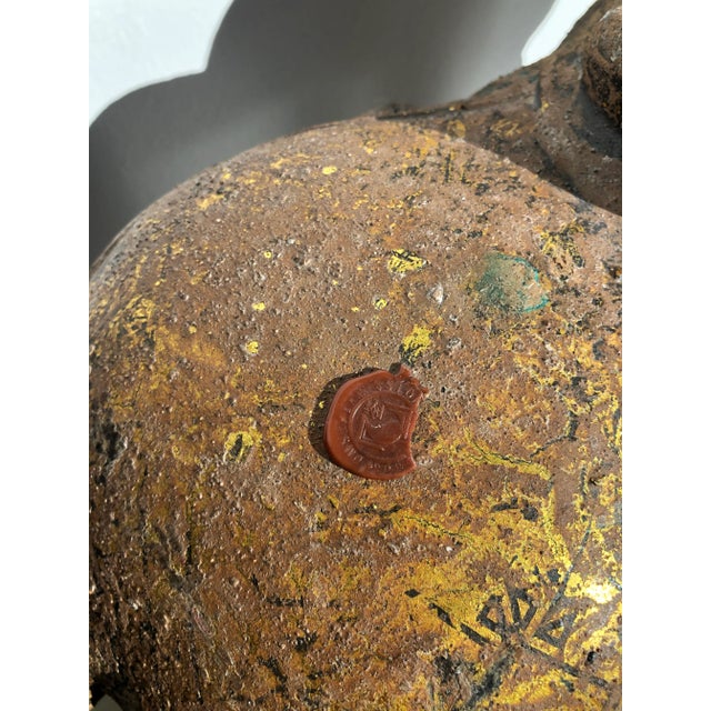 Chinoiserie Late 19th Century Chinese Imperial Tang Dynasty Cast Iron Horse Statue For Sale - Image 3 of 8