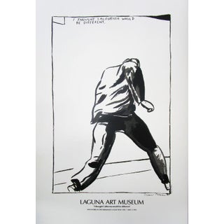 1992 Laguna Art Museum Raymond Pettibon Exhibition Poster For Sale