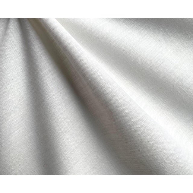 Classic decorative needlework with botanical forms. Hand embroidery in purple thread. Finish: Scalloped edging with hand-...