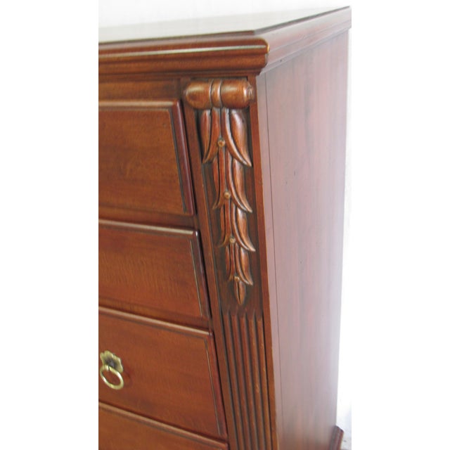 Ethan Allen Ethan Allen British Classics Chest Dresser Designer Cherry For Sale - Image 4 of 8