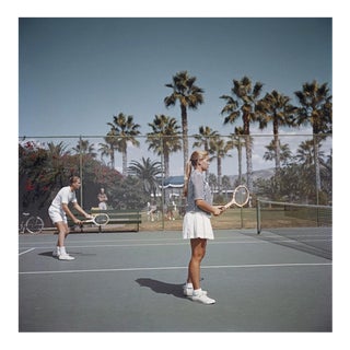 Tennis in San Diego (1956) - Limited Estate Stamped, 2020 For Sale