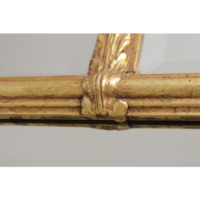 Friedman Brothers Gilt Gold Horizontal Wall Mirror For Sale - Image 11 of 17