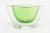 Glass Vintage Murano Alessandro Mandruzzato Paddled Glass Sculptural Bows in Light Kelly Green, 1970's For Sale - Image 7 of 12
