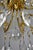 Brass 1950's Italian Crystal Chandelier by Oscar Tolasco for Lumi Milano For Sale - Image 8 of 13