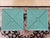Mid-Century Modern A Pair of Retro Mod Turquoise Vinyl Foot Stools With Steel Hairpin Legs For Sale - Image 3 of 4