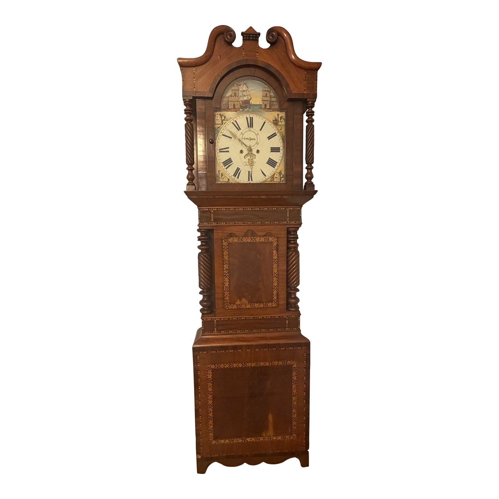 Early 19th Century Welsh Longcase Clock by John Reese of Harlech | Chairish